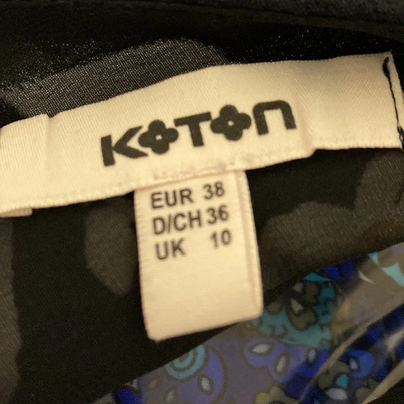 Koton Floral Patterned Dress Size 8 - Picture 7 of 8